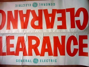 画像: dp-120214-01 General Electric / 60's "CLEARANCE" AD