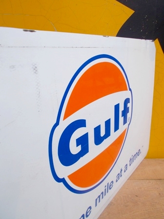 画像: dp-120805-01 Gulf / W-side metal sign