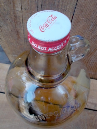 画像: dp-120717-11 Coca Cola / 50's 1 Gallon soda fountain syrup jug bottle