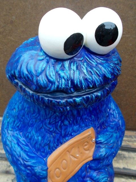 画像: ct-130607-03 Cookie Monster / 70's Ceramic Cookie Jar