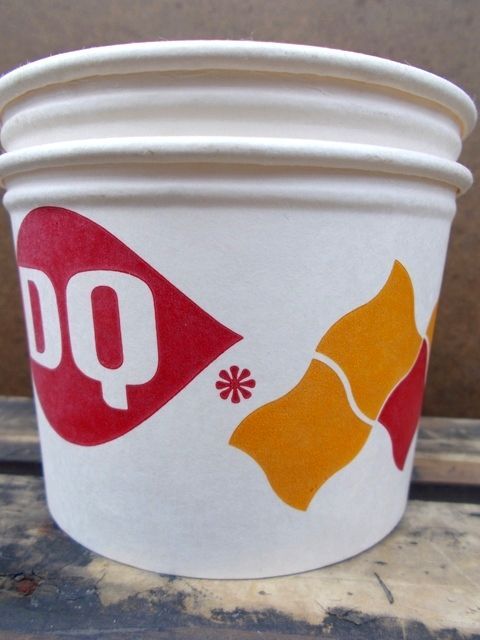 画像: dp-100626-19 Dairy Queen / 1970's Paper Cups Set