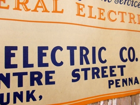 画像: dp-121120-02 General Electric / 40's-50's Wiring System Advertising Poster 