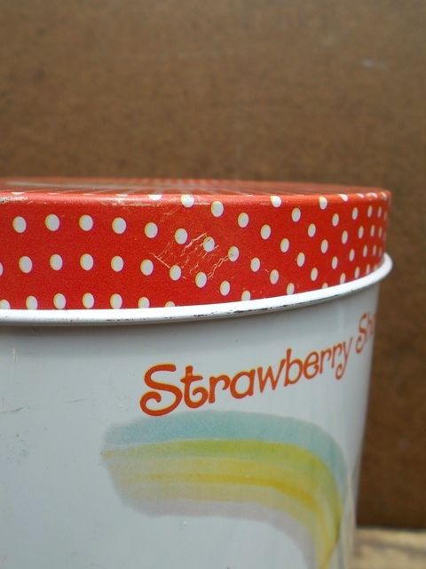画像: ct-130716-23 Strawberry Shortcake / 80's Tin Canister (M)