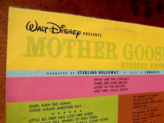 画像: ct-130903-23 Mother Goose Nursery Rhymes / 60's Record