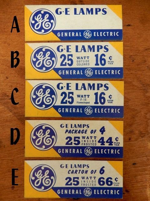 画像1: dp-425-01 General Electric / 50's Price tag