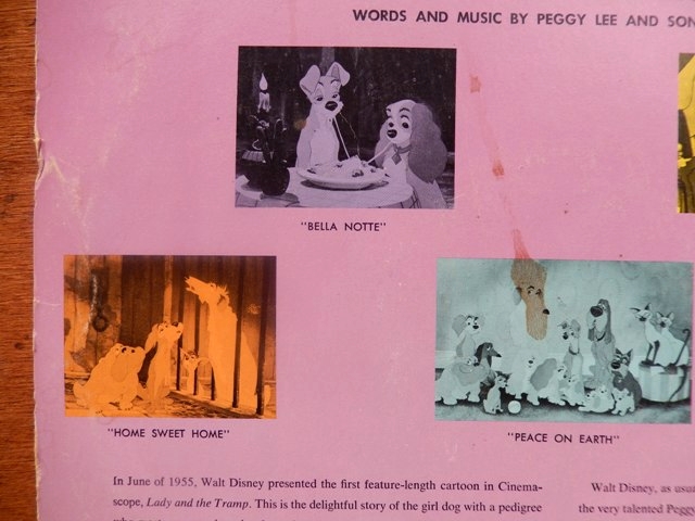 画像: ct-121127-20 Lady and the Tramp / 60's all the songs from the film Record