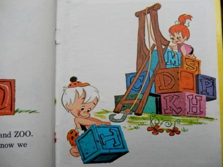 画像: bk-120530-77 Pebbles Flintstone's A・B・C's / 60's Picture Book