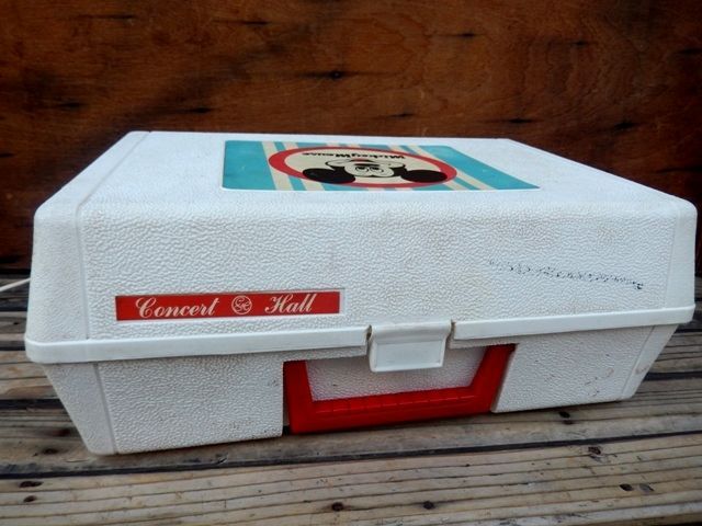 画像: ct-131105-02 Mickey Mouse / Concent Hall 60's-70's Record Player