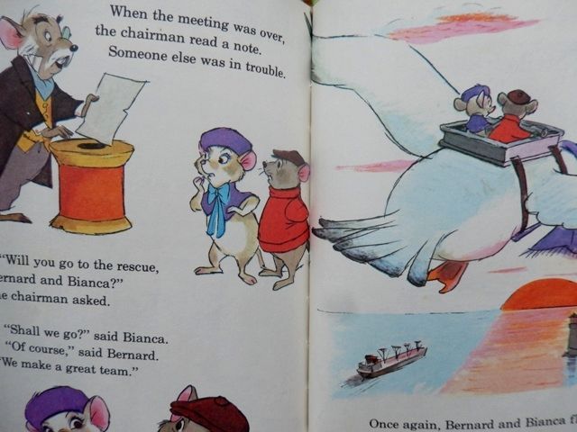 画像: bk-131022-03 The Rescuers / 1977 Picture Book