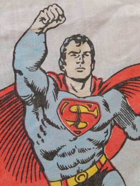 画像: ct-131106-02 Superman / 70's Flat Sheet (Twin)