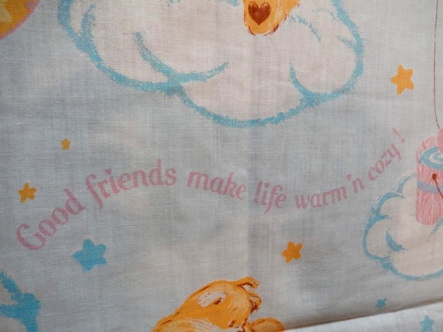 画像: ct-131106-01 Care Bears / 80's Flat Sheet (Twin)