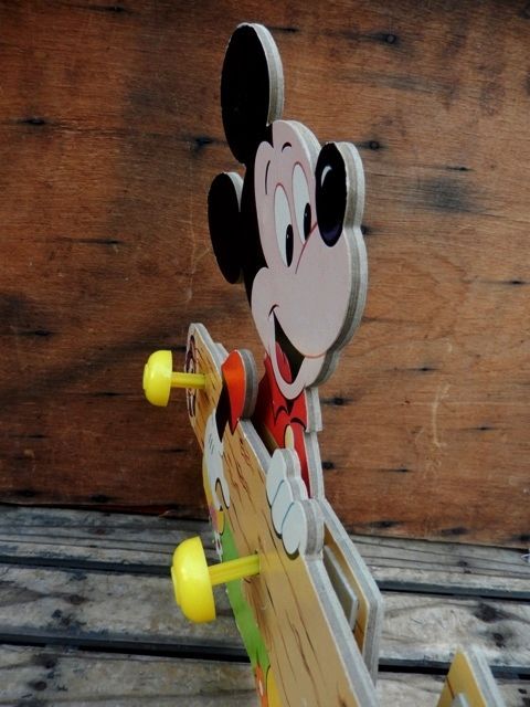 画像: ct-131201-06 Mickey Mouse & Donald Duck 80's Wall Hanger