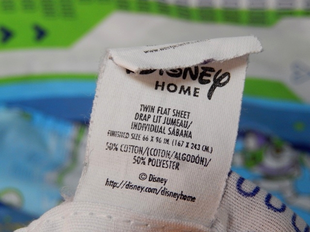 画像: ct-131211-05 Buzz Lightyear / 90's Flat Sheet (Twin)