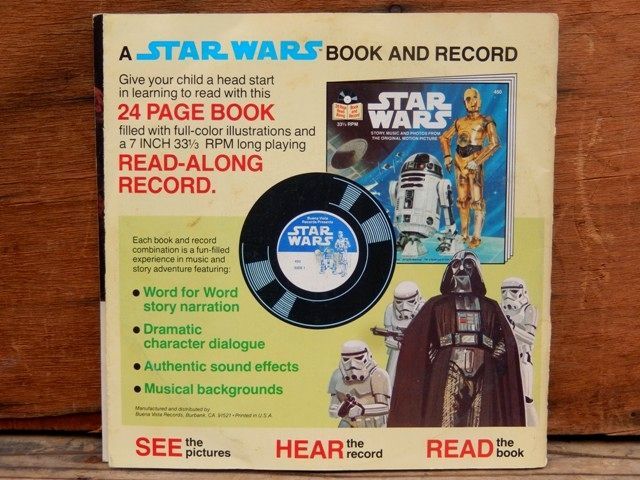 画像: ct-131210-09 STAR WARS / Return of the Jedi Book and Record
