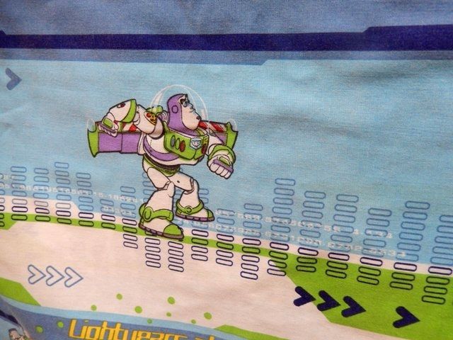 画像: ct-131211-05 Buzz Lightyear / 90's Flat Sheet (Twin)