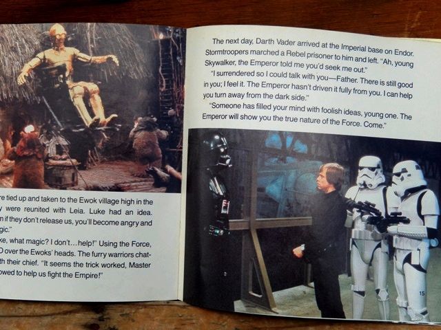 画像: ct-131210-09 STAR WARS / Return of the Jedi Book and Record