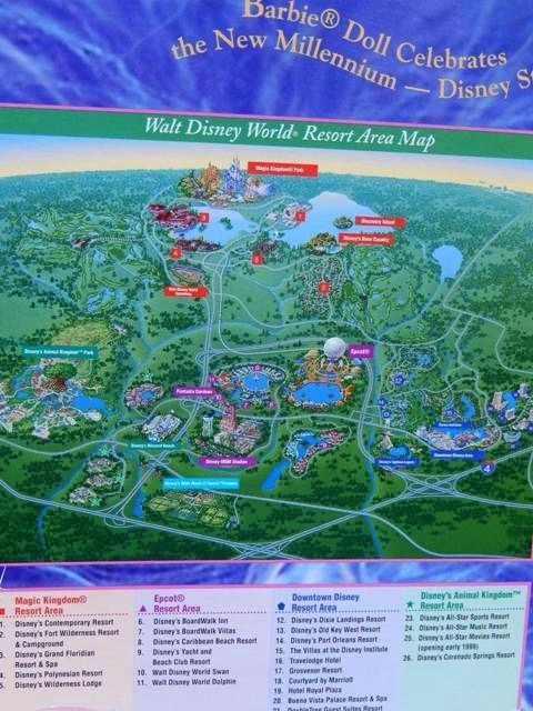 画像: ct-131121-23 Walt Disney World /  Mattel 2000 Barbie Doll 