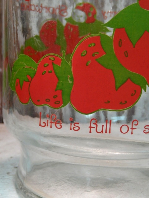 画像: gs-130716-04 Strawberry Shortcake / Anchor Hocking 80's Glass Jar