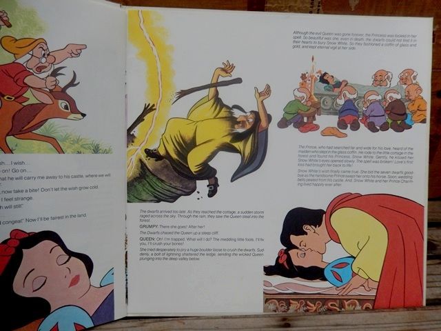 画像: ct-140510-22 Snow White and Seven Dwarfs / 70's Record & Book