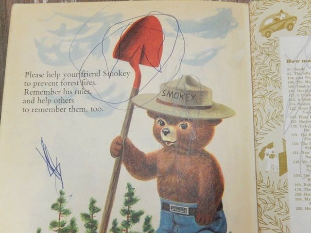 画像: bk-140610-05 Smokey Bear / 70's Picture Book
