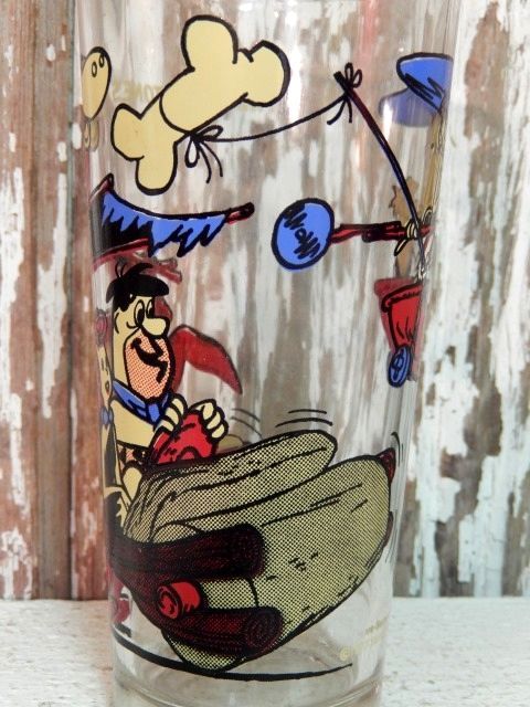画像: gs-140603-01 The Flintstones / PEPSI 1977 Collector series glass