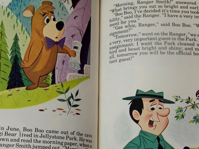 画像: bk-140610-12 Yogi Bear / 1974 Story Book