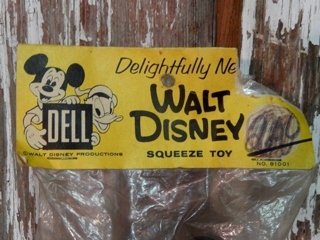 画像: ct-140702-01 Mickey Mouse / DELL 60's Squeeze Toy (MIB)