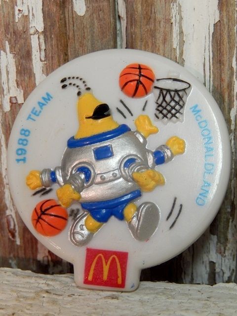 画像3: ct-141001-21 McDonald's / 1988 Ronald McDonald & Cosmc Plastic Clip Badge 2p set