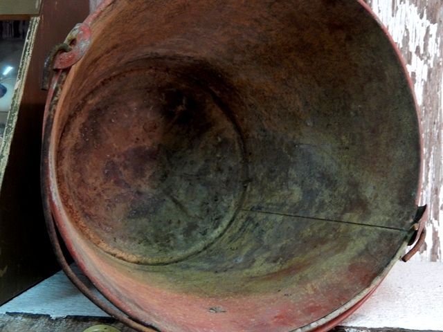 画像: dp-141201-13 Vintage Steel Bucket (FIRE)