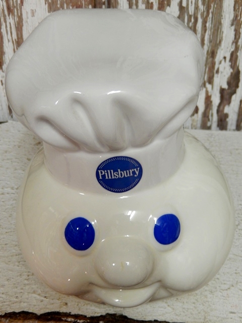 画像: ct-141201-43 Pillsbury / Poppin Fresh 90's Talking Cookie Jar "Head"