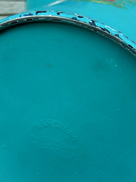 画像: dp-150101-10 Ransburg / Vintage Turquoise blue canister 4pc