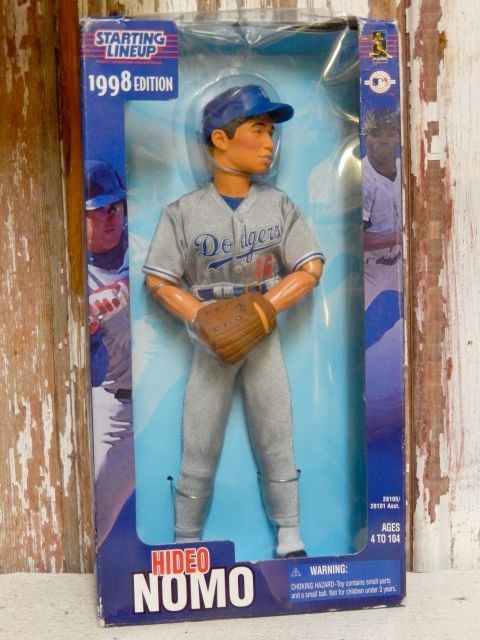 野茂英雄フィギア　Starting Lineup Hideo Nomo 1998 Amazon.co.jp: STARTING LINEUP 1998 EDITION 野茂英雄