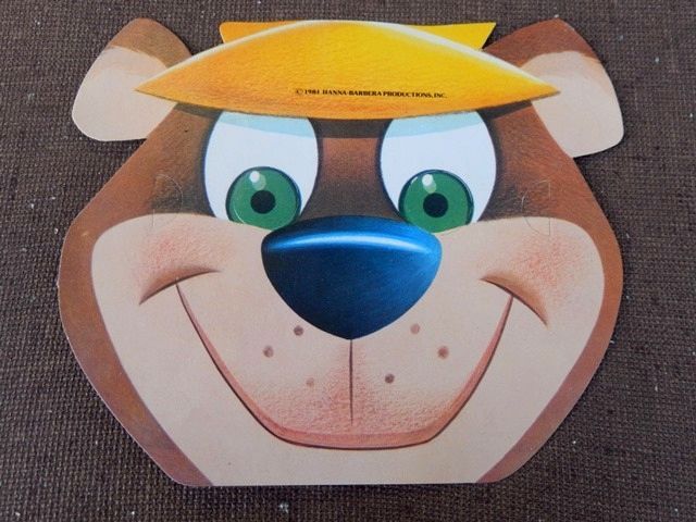 画像1: ct-151005-21 Yogi Bear / 80's Paper Mask