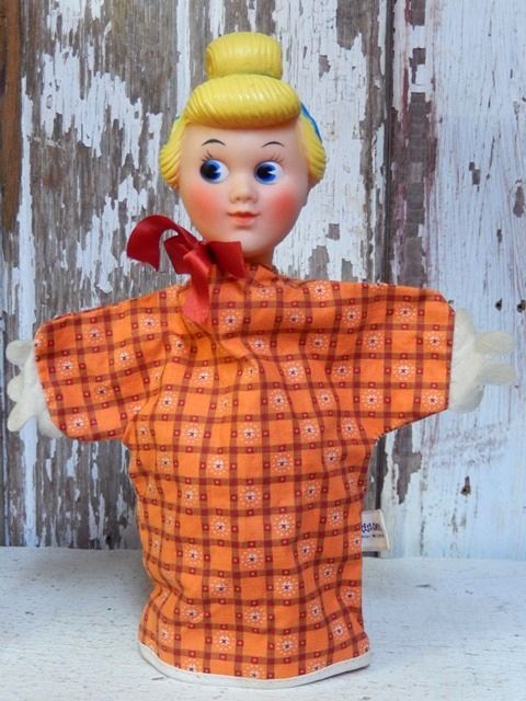 画像1: ct-160113-34 Cinderella / Gund 50's-60's Hand puppet