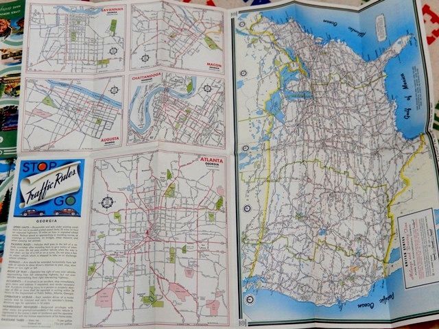 画像2: dp-160301-07 Cities Servivr / 40's Road Map "Geogia"