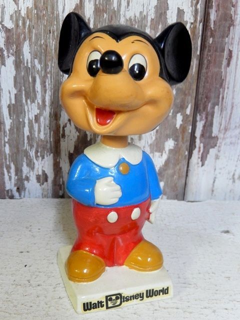 ct-160409-24 Mickey Mouse / Walt Disney World 70's Bobble Head