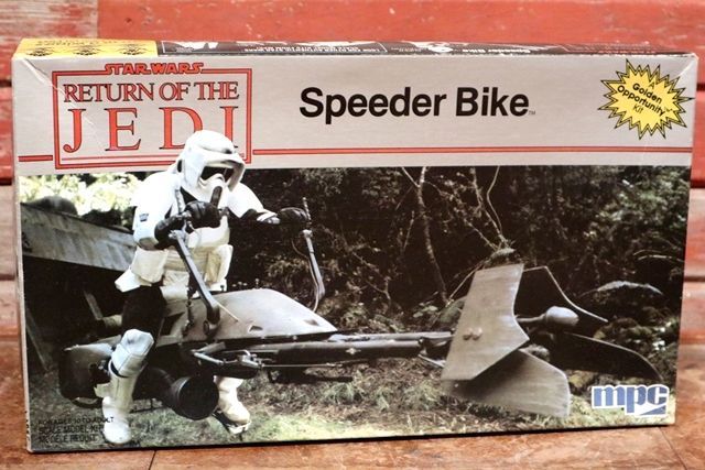 画像1: ct-191101-13 STAR WARS / mpc 1980's Speeder Bike Scale Model Kit