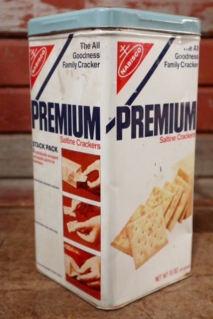 画像1: dp-200701-52 Nabisco / Premium Saltine Crackers 1970's Tin Can