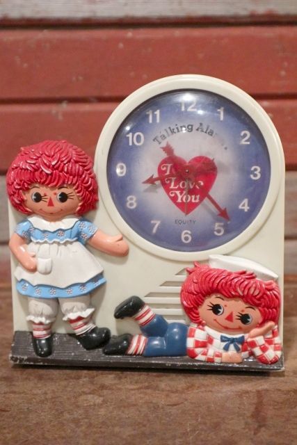 画像1: ct-201001-23 Raggedy Ann & Andy / 1974 Alarm Clock