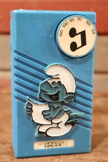 画像1: ct-201101-68 Smurf / 1980's Transistor Radio