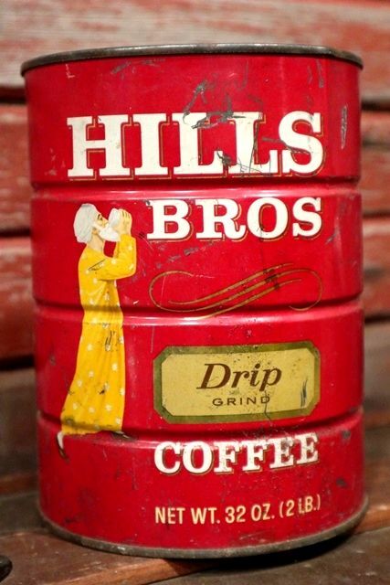 画像1: dp-210101-56 HILLS BROS Drip COFFEE / Vintage Tin Can