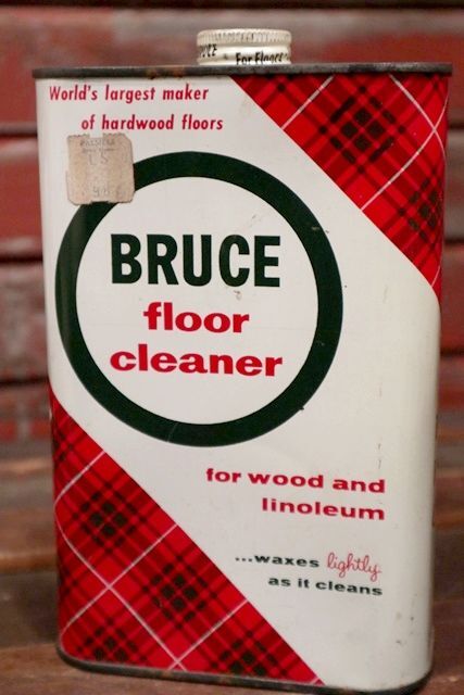 画像1: dp-210301-42 BRUCE floor cleaner / Vintage Tin Can
