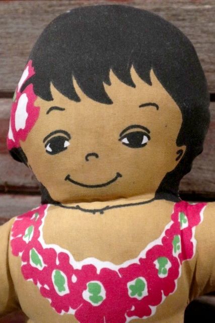 画像2: ct-210401-31 C&H Sugar / 1970's Hawaiian Boy Pillow Doll (A)