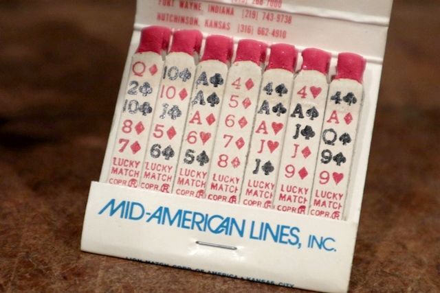 画像1: dp-201114-42 MID AMERICAN LINES, INC / Vintage Lucky Match
