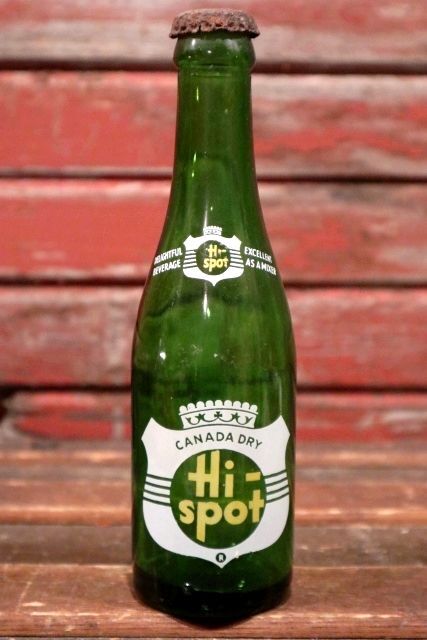 画像1: dp-210601-62 CANADA DRY Hi-Spot / 1940's 7 FL.OZ Bottle