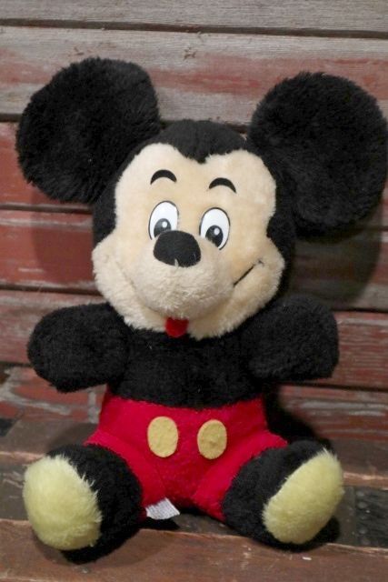 画像1: ct-210801-04 Mickey Mouse / 1970's-1980's Plush Doll
