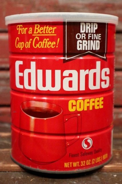 画像1: dp-210801-26 Edwards COFFEE / 32 OZS.(2LBS.) Tin Can