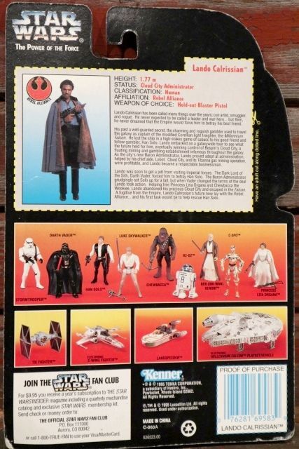 画像5: ct-211001-43 STAR WARS / POTF LANDO CALRISSIAN with Heavy Rifle and Blaster Pistol