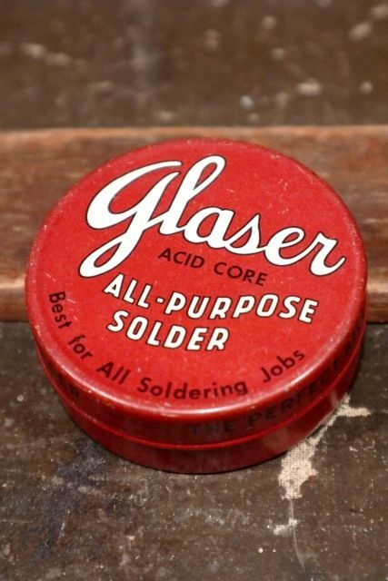 画像1: dp-211110-28 glaser ALL-PURPOSE SOLDER / Vintage Tin Can