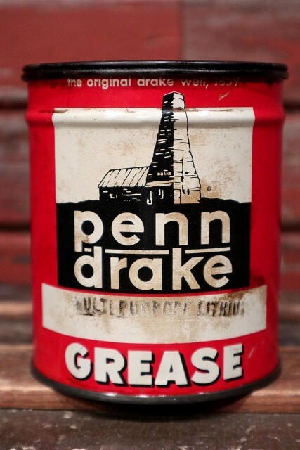 画像1: dp-220301-111 penn drake / Vintage LUBRICANT Can